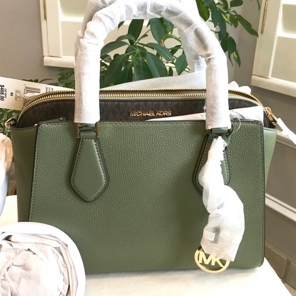 🍀NeW! Michael Kors Daria LG Satchel - Picture 3 of 9